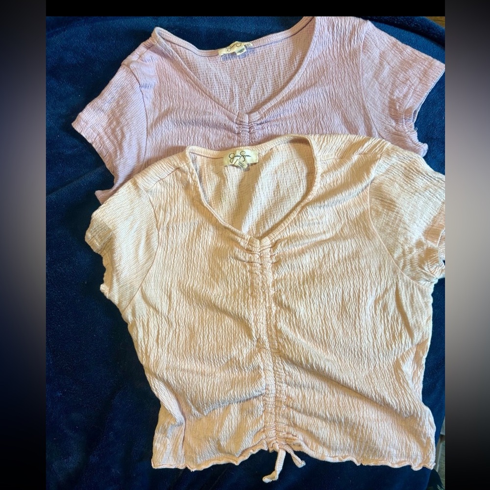 Jessica Simpson girls ruched tops